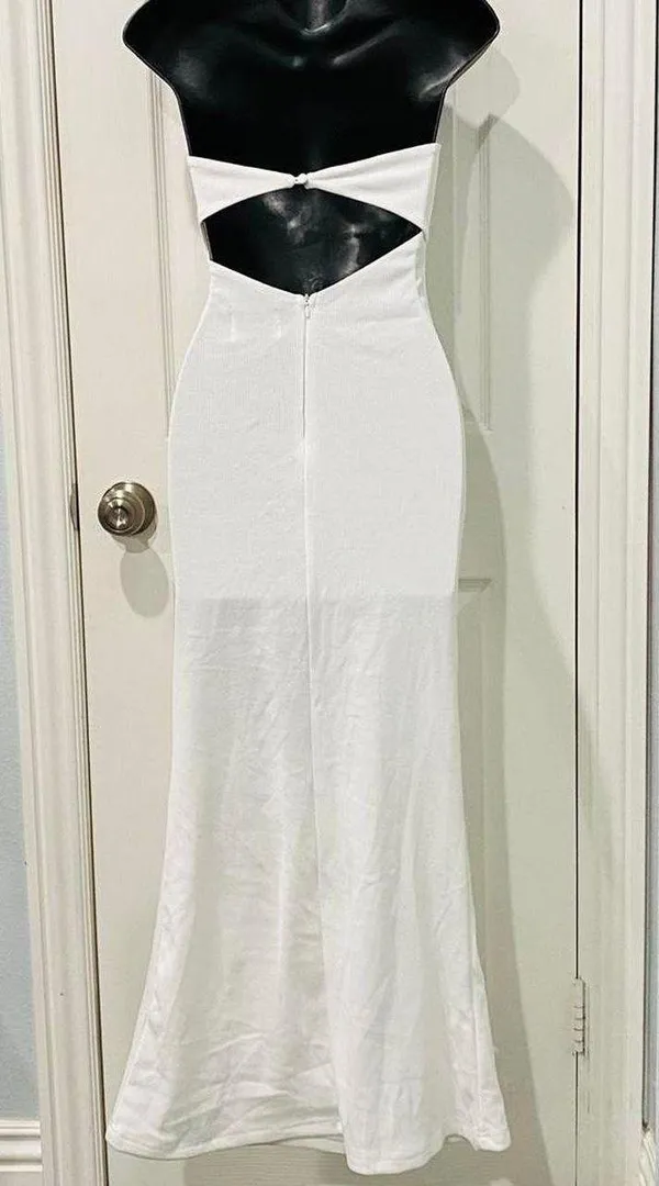 Princess Polly White Carter Maxi Dress - Image 3