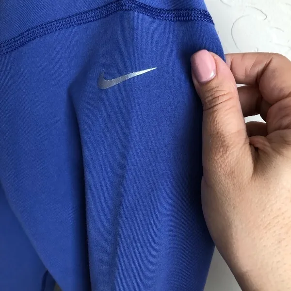 Nike Dri-Fit Purple Moto‎ Style Zipper Sweater - Image 4