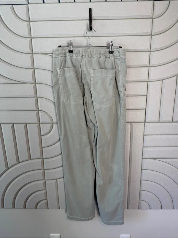 Marine Layer Saturday Pants Faded Olive Green XS - Image 3