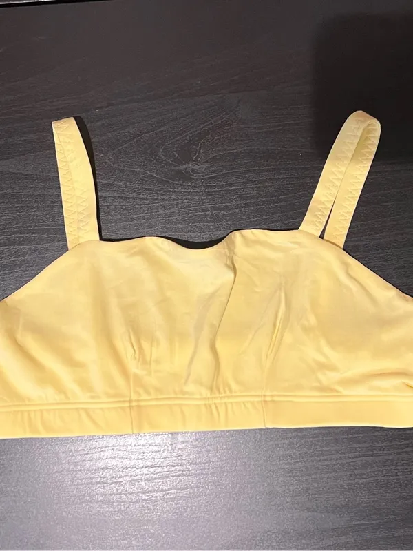 NWOT HUHA Women's Adjustable‎ Tata Mineral Bra Yellow Limoncello Size LARGE - Image 2