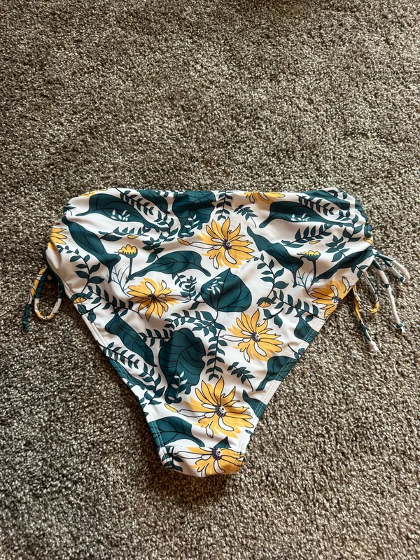 Floral side tie bikini bottoms Multiple Size XL - Image 2