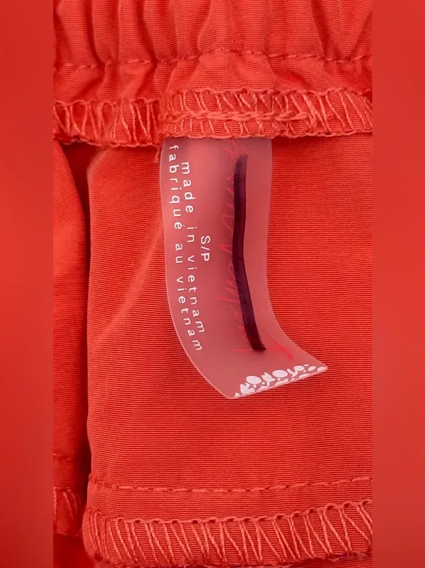 Free People Movement Make Your Mark Running Shorts Neon Orange Purple Small NWOT - Image 8