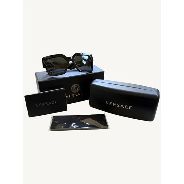 Versace VE4458 GB1/87 Black Gold Medusa Sunglasses NWT - Image 2