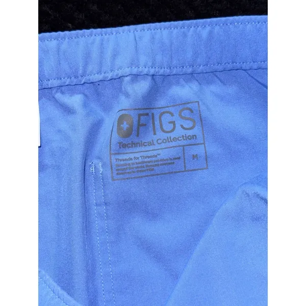 Figs‎ Jogger Women Straight Leg Blue Technical Scrub Size Medium - Image 3