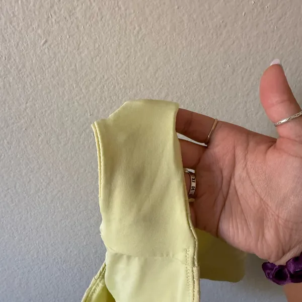 Aerie Crossover Pastel Yellow Cheeky Bikini Bottom Size XS Summer Spring Break - Image 5