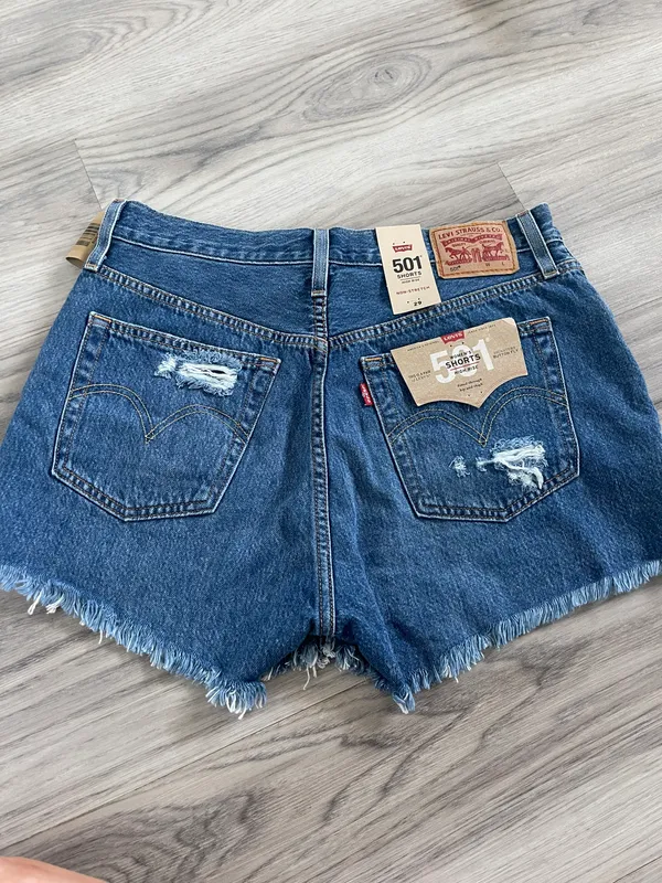 Levi's 501 High-Rise Denim Shorts NWT - Image 2
