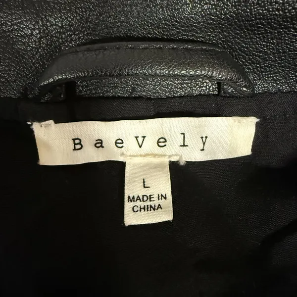 Beavely Fringe Jacket Black Size L - Image 6