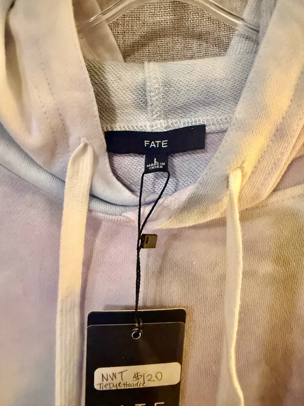 Fate Pastel Tie-Dye Hoodie NWT | L - Image 3