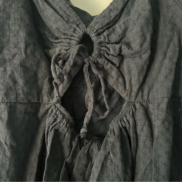 Wild Fable Black Flowy Mini Dress Size XL - Image 7
