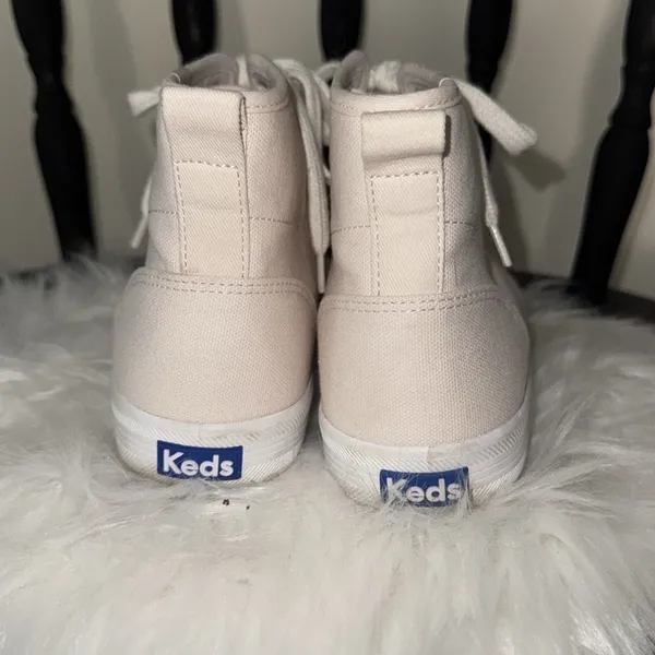 Keds Pink Sneakers Canvas Lace-Up- Kick Start - Image 13