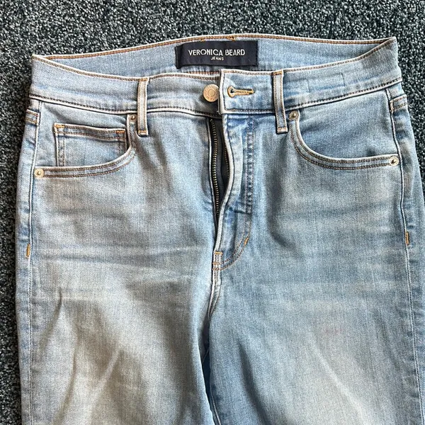Veronica Beard size 28 Cameron high rise bootcut raw hem Jeans $328 curr… - Image 2