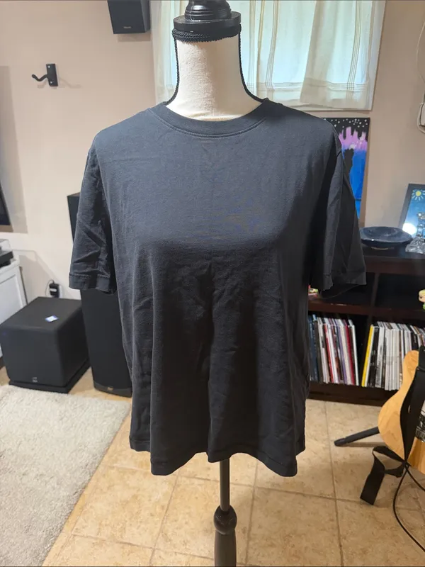 Jenni Kayne Black Short Sleeve Crewneck Tee 100 percent cotton size S - Image 2