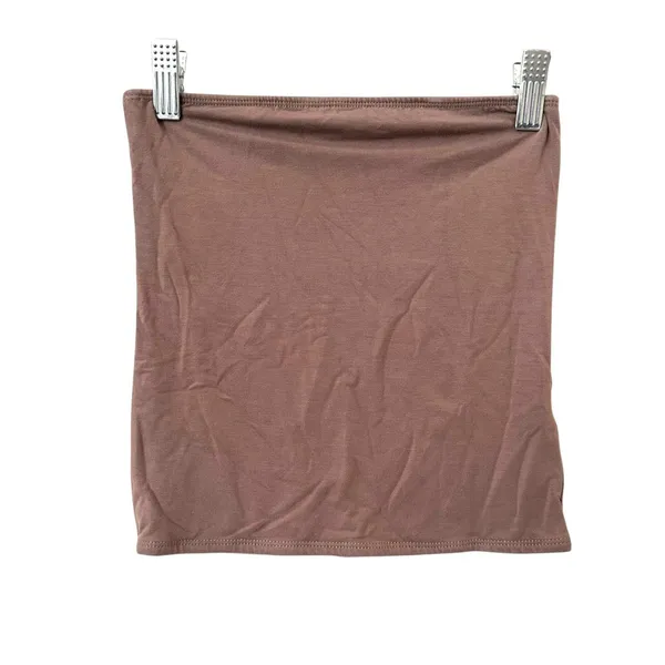 TROIS Kendall Midi Skirt Set Tube‎ Top Brown Sz 0 - Image 4