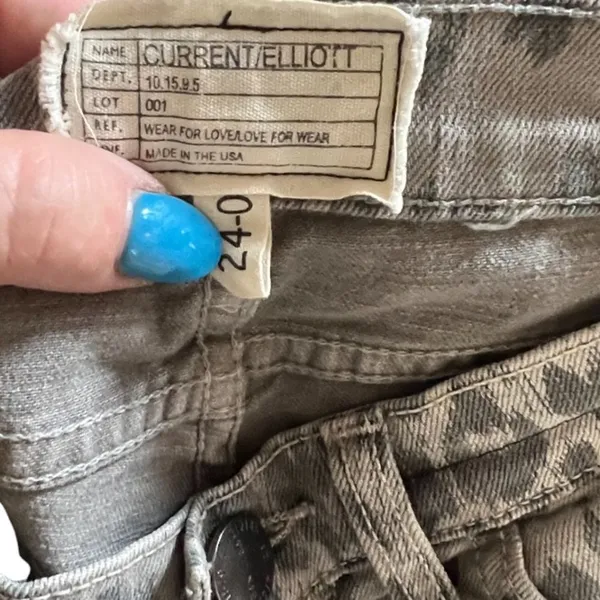 Current Elliott Animal‎ Print Jeans - Image 5