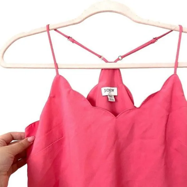 JCREW Scalloped‎ Trim Tank Sz 00 - Image 2