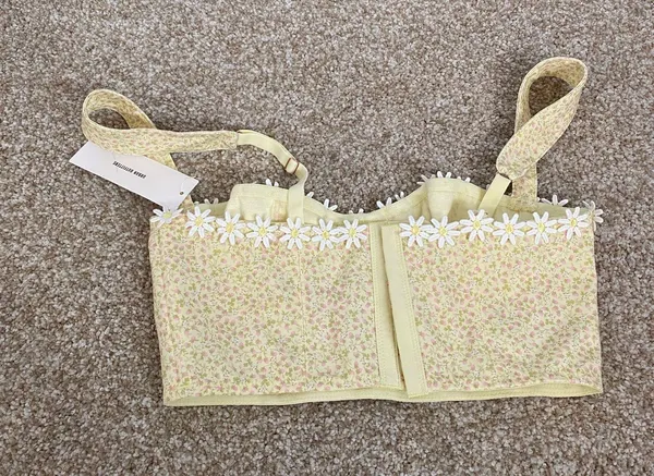 Yellow Urban Outfitters Crop Top - Image 4