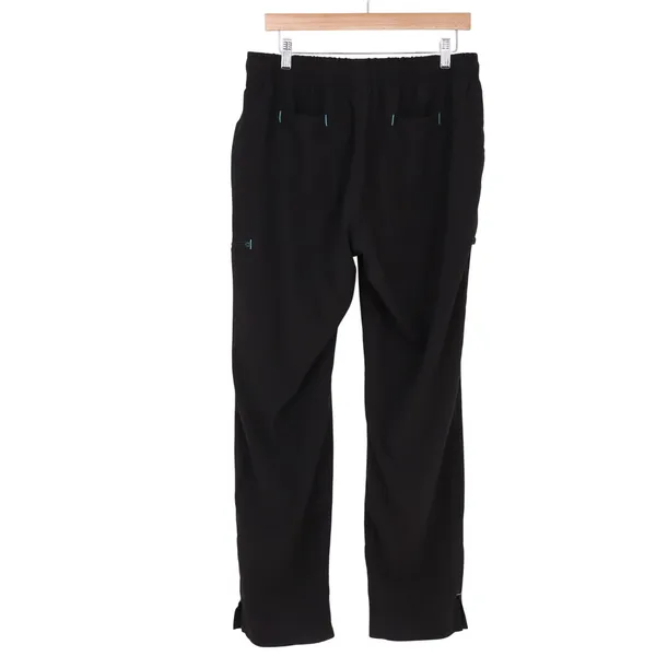 Scrubstar Scrub Pants Women Large Black Cargo Drawstring Utility Excellent - Image 3