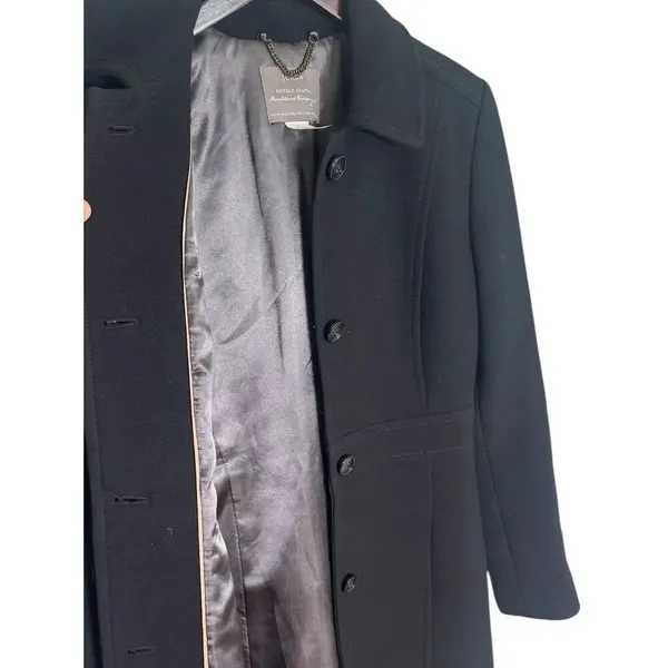 J.Crew Classic lady day coat in Italian double-cloth wool with Thinsulate black - Image 5
