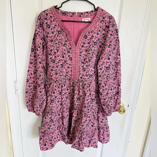 Roller Rabbit Cluny Naema Pink Floral Dress - Image 4