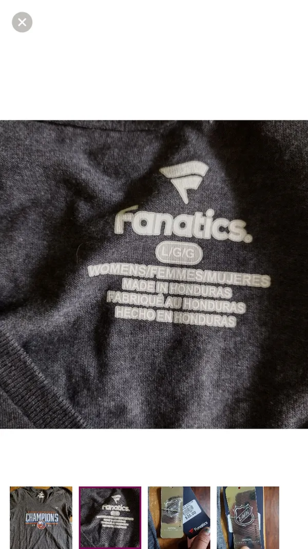Fanatics New York islander shirt - Image 2