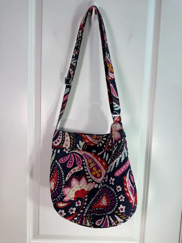 Vera Bradley Quilted Painted Paisley Crossbody Bag - Image 5
