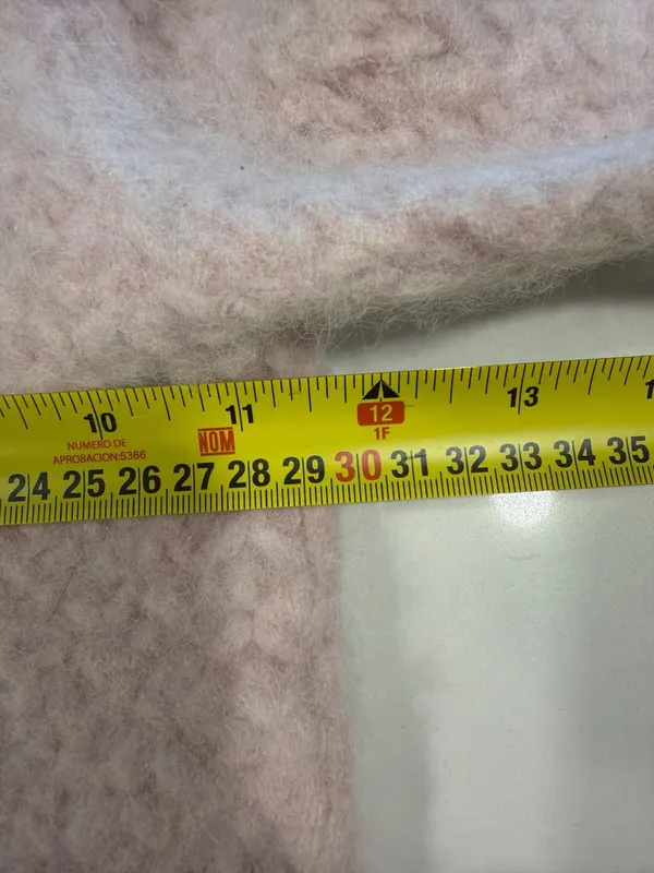 Lululemon Alpaca Wool Blend Cropped Crewneck Sweater Size S Pink - Image 3