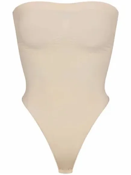 SKIMS Shapewear Seamless Sculpt Thong Bodysuit Size L NEW Clay - Image 2