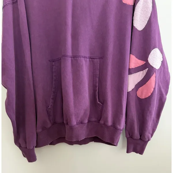 Free People It's A Vibe Hoodie Purple Women's Size Small - Image 5