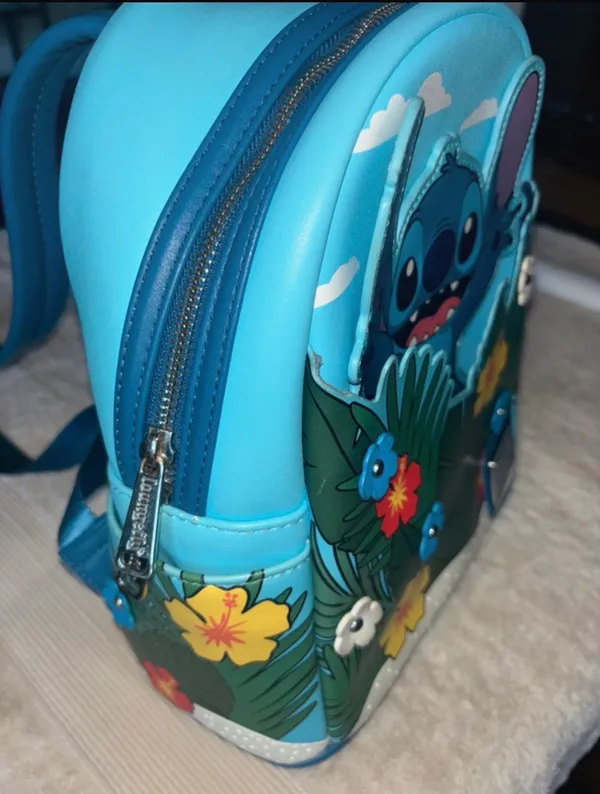 Loungefly Disney Parks Hide N Seek Stitch Mini Backpack Disney Parks Exclusive - Image 2