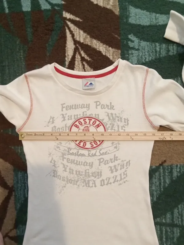 Majestic Boston Red Sox Thermal Layer Fenway Park MLB Sports Coquette Womens - Image 7