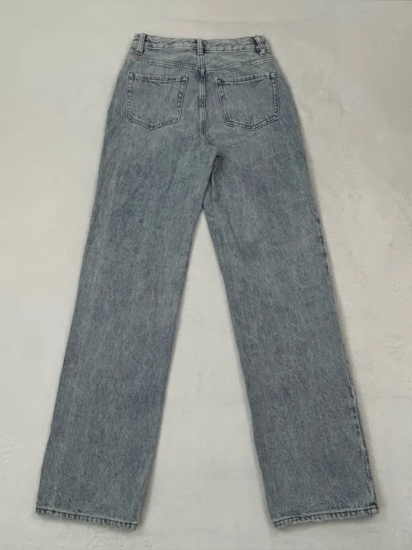 PacSun 90s Boyfriend Light Blue Wash Baggy Straight Leg Denim Jeans Women 26x32 - Image 10