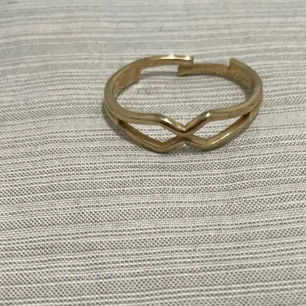 Vintage 50’s Gold Promise Ring - Image 4
