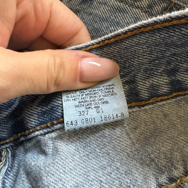 Vintage 522 Levi's‎ Low Rise Loose Fit Jeans Sz 4 Light Wash Dad Jeans - Image 7