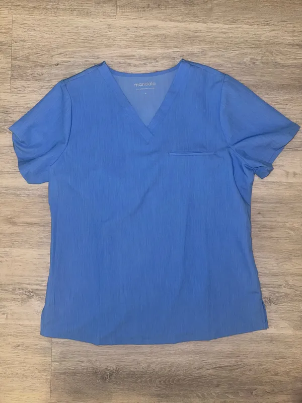 Mandala Scrub Set Blue Size M - Image 2