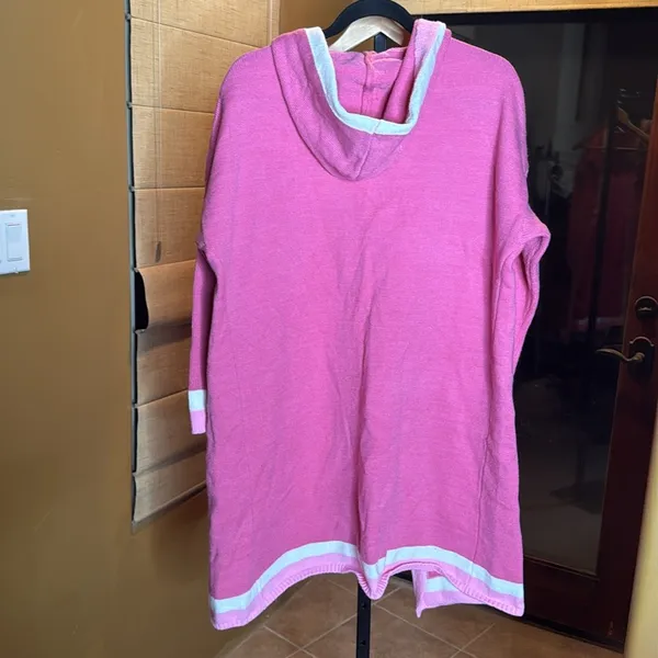 Vibrant Color Block Knit Long Cardigan - Soft & Oversized Size XL - Image 14