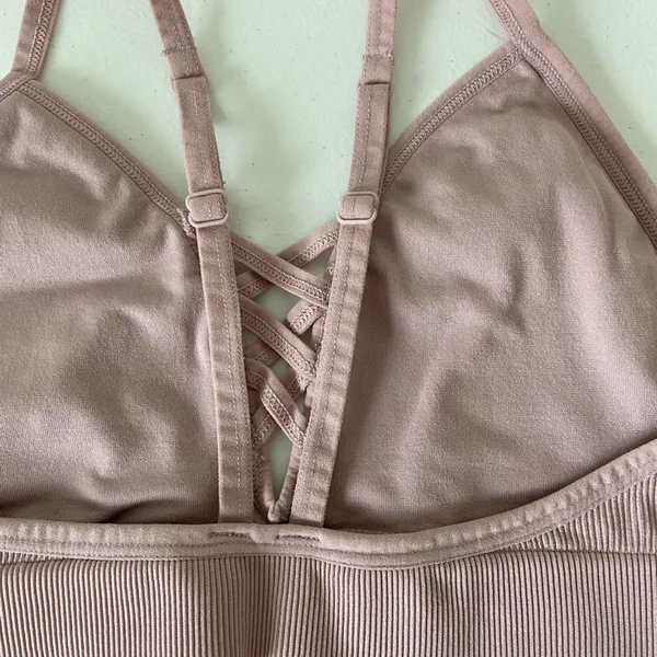 NWOT | Reebok women’s plunge bralette‎ sports bra — small - Image 4