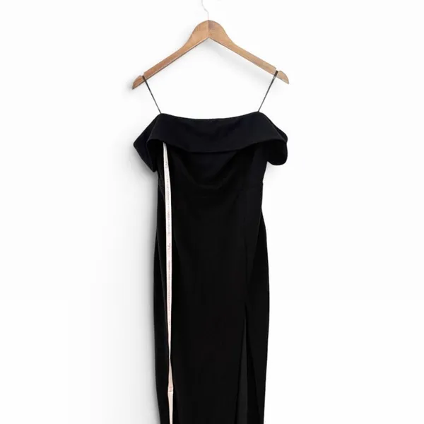 Lulus Enchanting Romantic Black Off-the-Shoulder Maxi Dress size Large NWT - Image 6