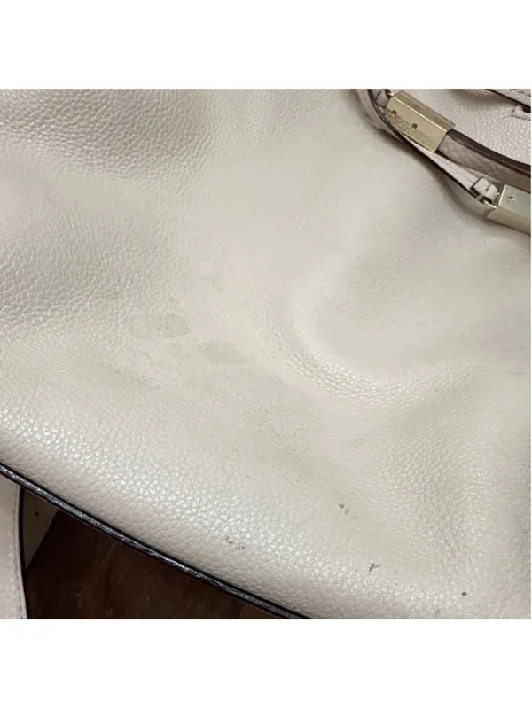Kate Spade Beige Leather Backpack Purse - Image 4