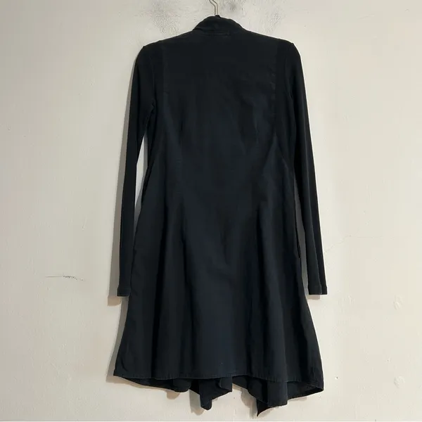 Prairie Underground Mixed Media Button Front Asymmetrical Long Sleeve Dress - Image 7