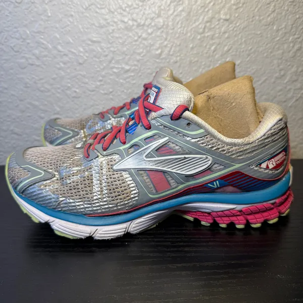 Brooks Ravenna 6 White Raspberry Athletic Running Shoes Sneakers Womens Size 6.5 - Image 6