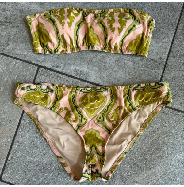 Pink And Green Paisley Jcrew Bikini - Image 2