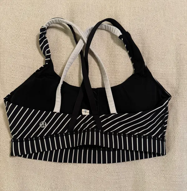Lululemon Energy Bra Parallel Stripe 8 - Image 2