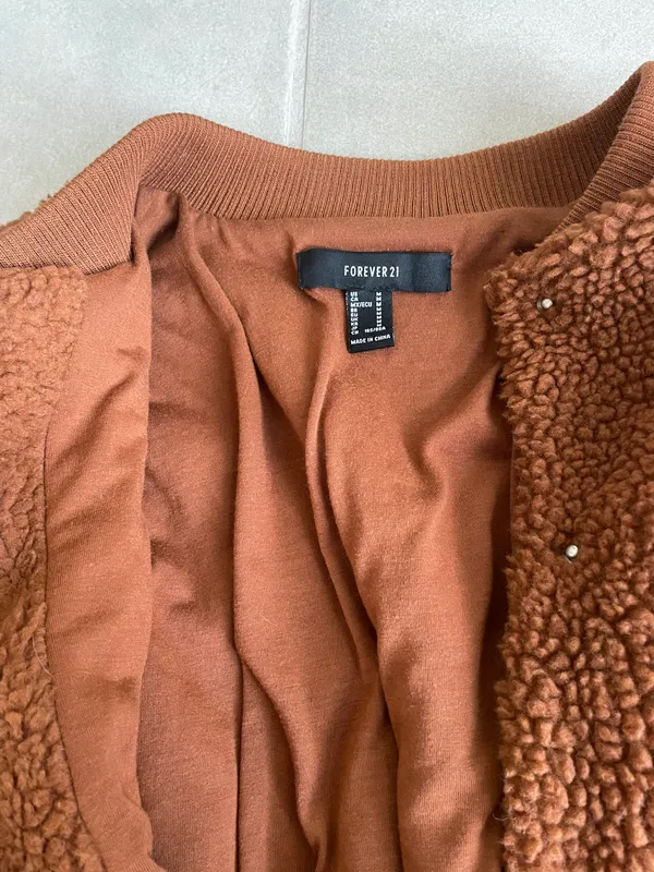 fur bomber jacket - Image 3