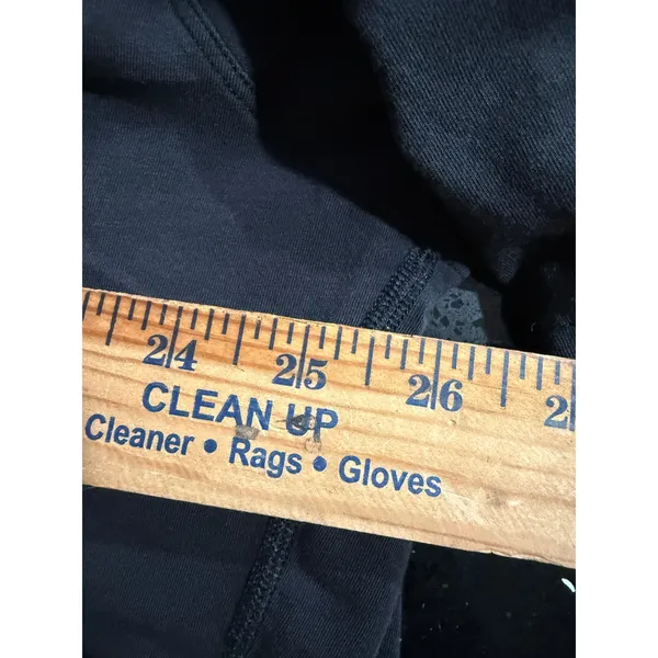 Lululemon Womens Black Oversized Short Sleeve‎ Tee Back Seam Detail Sz 10 - Image 6