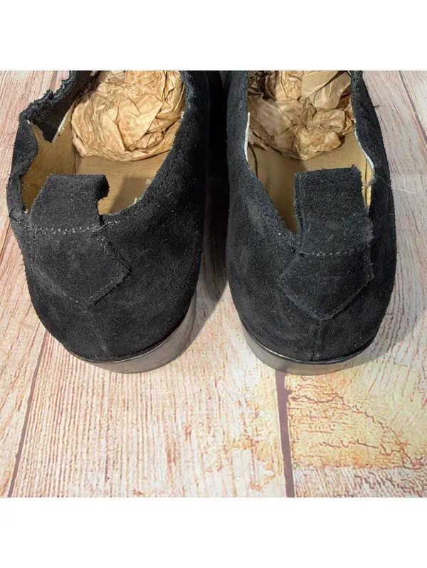 Frye Billy Shootie Booties Black Suede Size 9.5 - Image 4