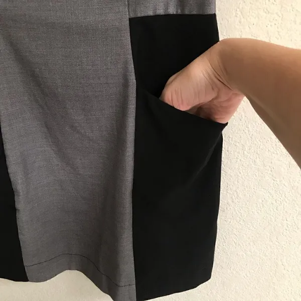 Forever 21 black & gray sleeveless sheath mini dress S‎ - Image 3