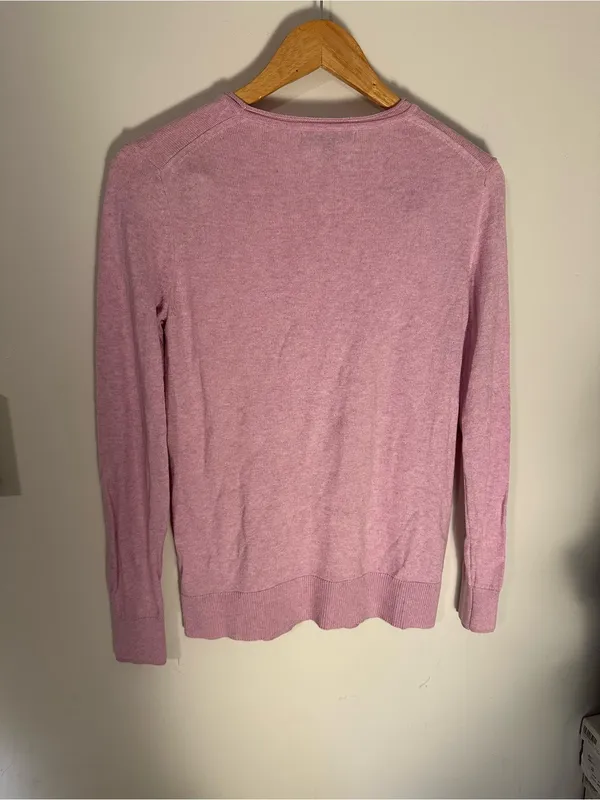 Banana Republic cashmere wool sweater pink small - Image 5