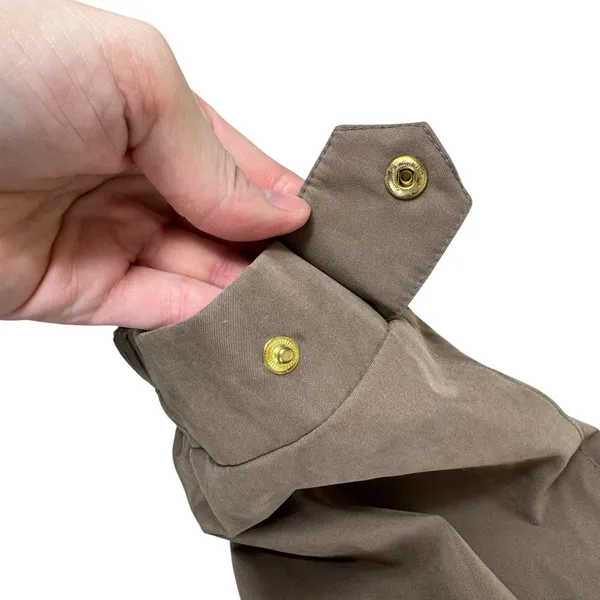 Braetan Tan Faux Suede Full Zip‎ Rumovable Hood Lined Insulated Coat Size M - Image 8