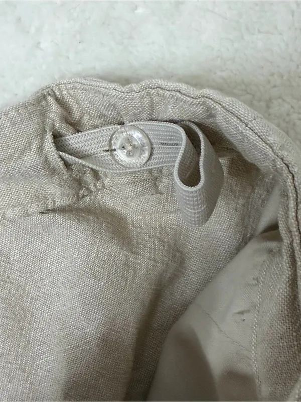 Old Navy Linen Shorts 3X Extra High Rise Taylor Adjustable Waist - Image 5