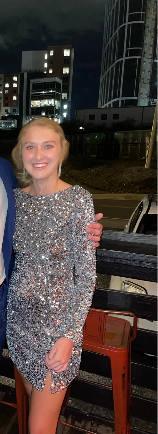 Selfie Leslie Sequin Dress - Image 3
